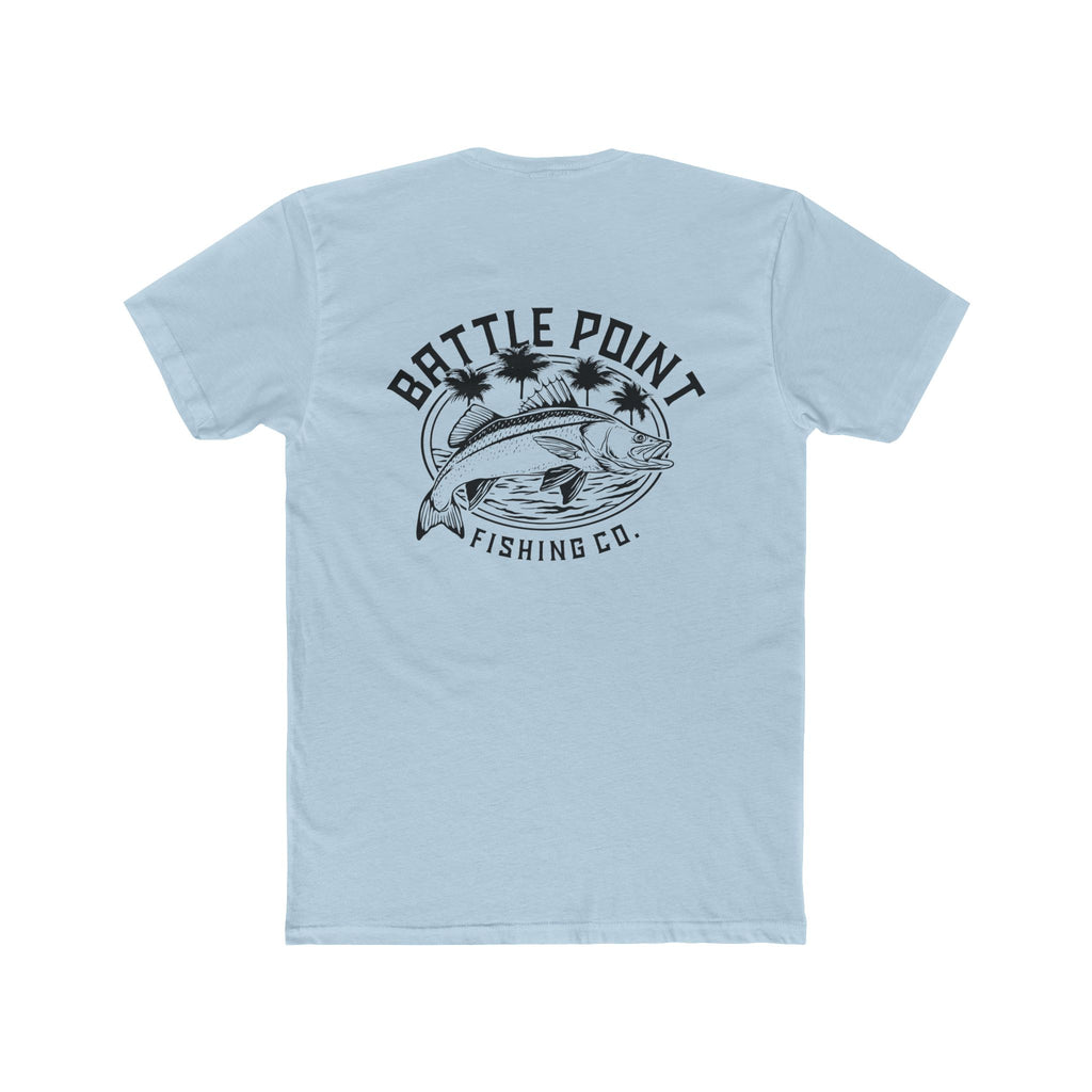 The Palms snook coastal fishing t-shirt with mangrove design back