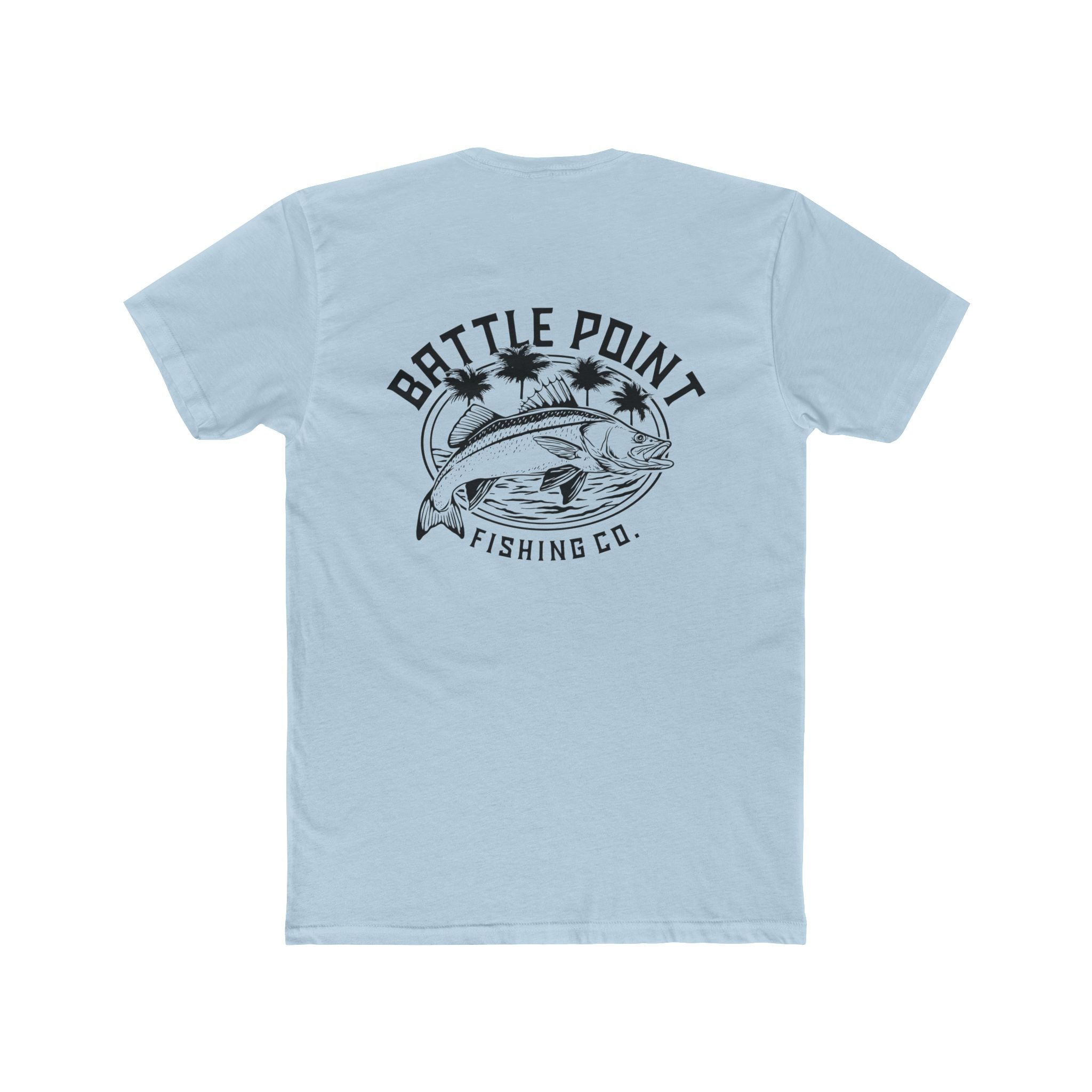 The Palms snook coastal fishing t-shirt with mangrove design back