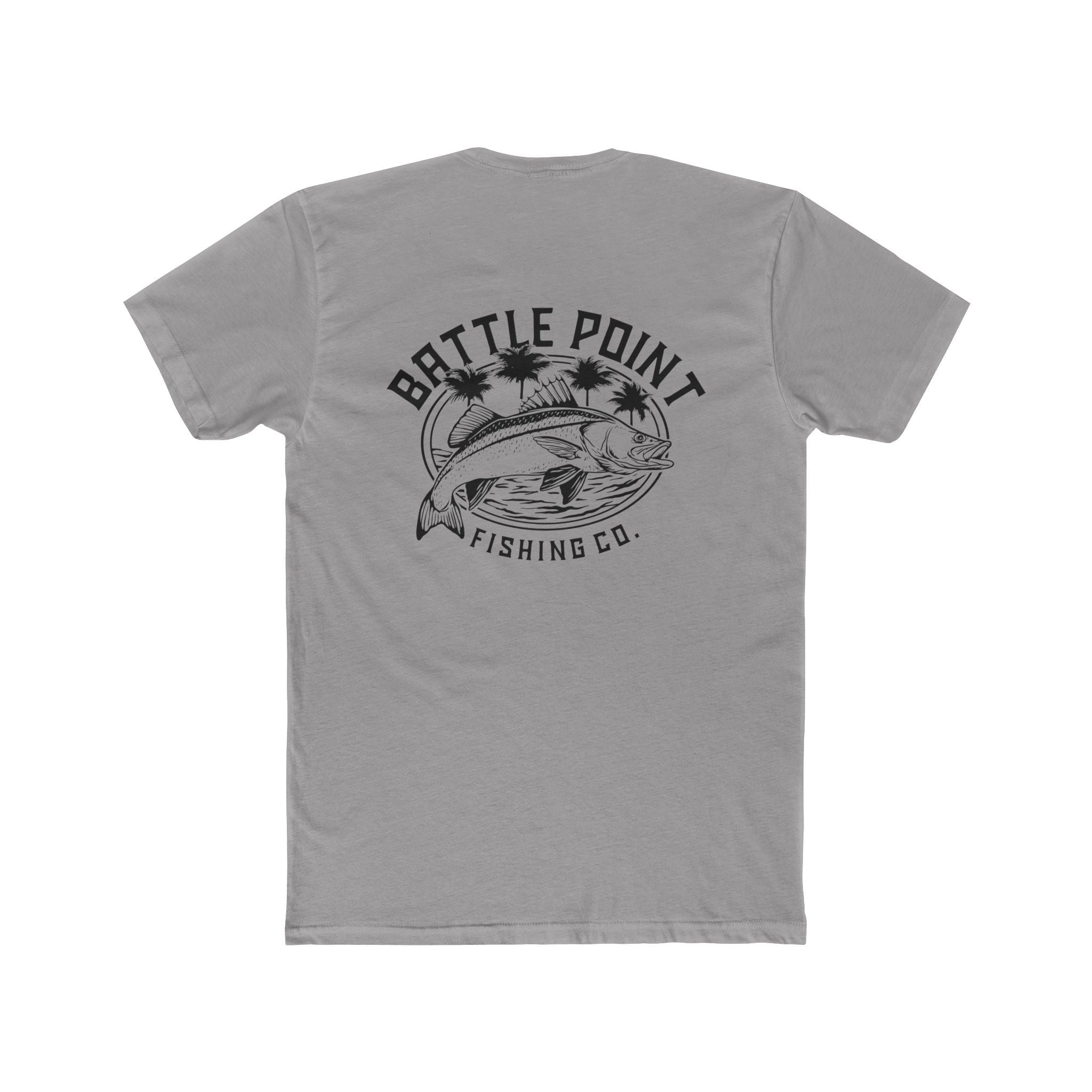 The Palms snook coastal fishing t-shirt with mangrove design back