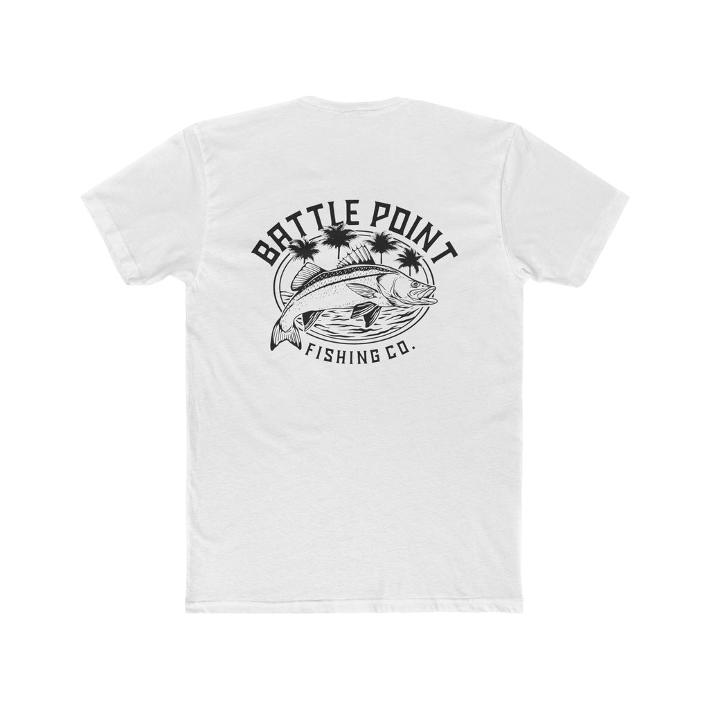 The Palms snook coastal fishing t-shirt with mangrove design back