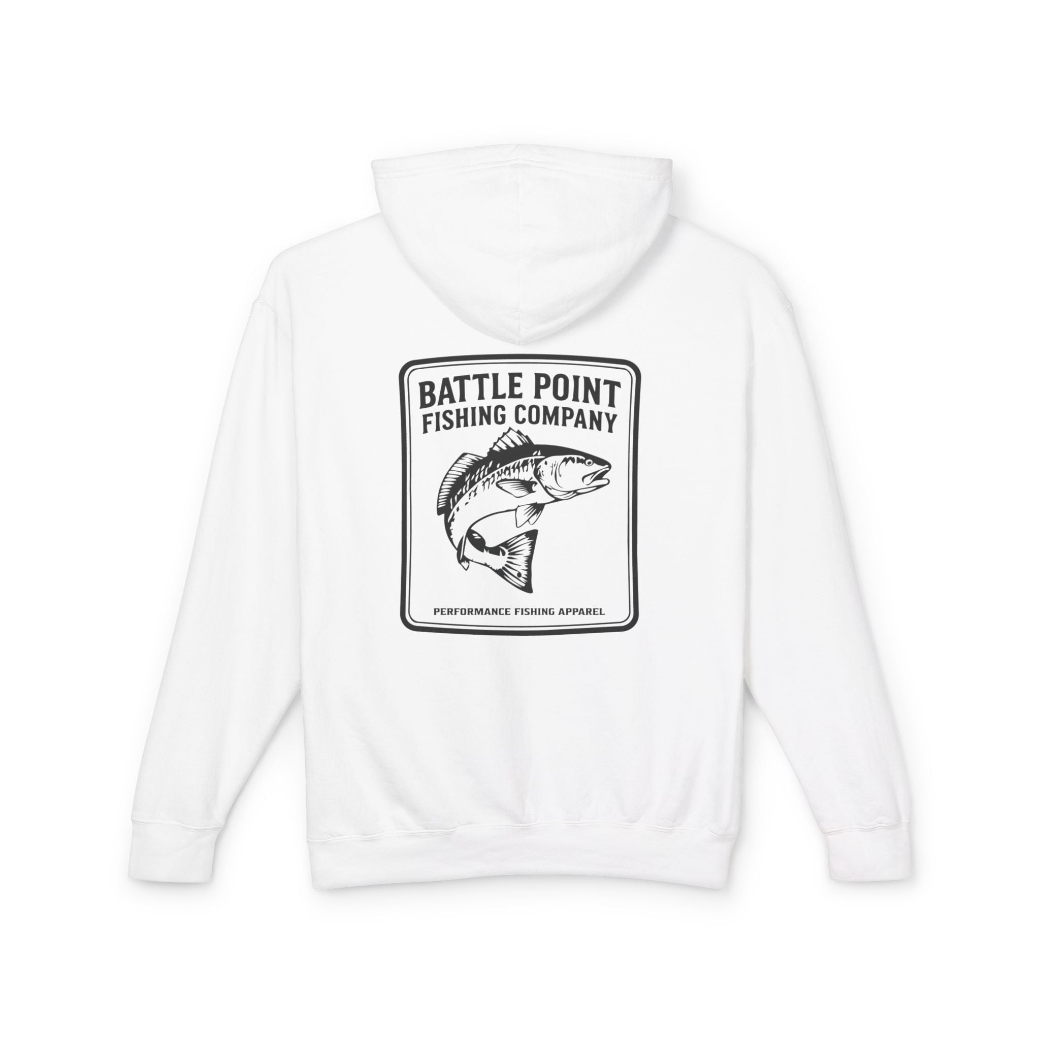 Premium lightweight hoodie close-up fabric detail