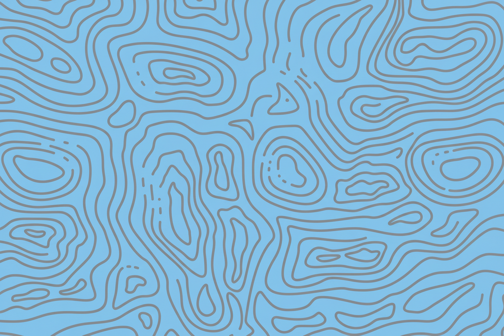 Sky Blue Topographic Hoodie